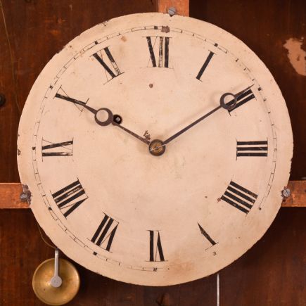 Abiel Chandler, Concord, New Hampshire, 8 day, weight brass movement New Hampshire mirror clock.