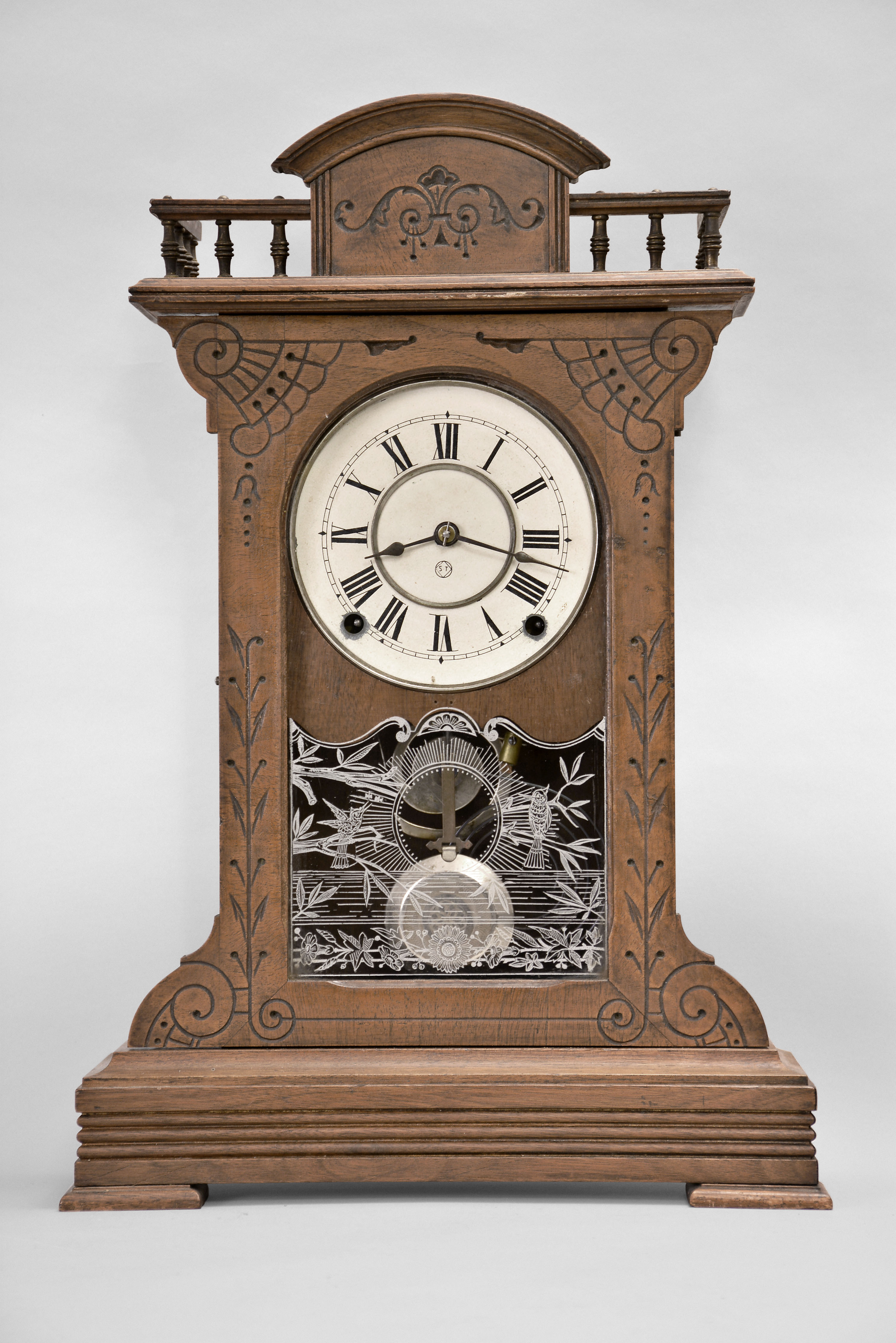 Seth Thomas Clock Co., Thomaston, Conn., "Buffalo", 8 day, t
