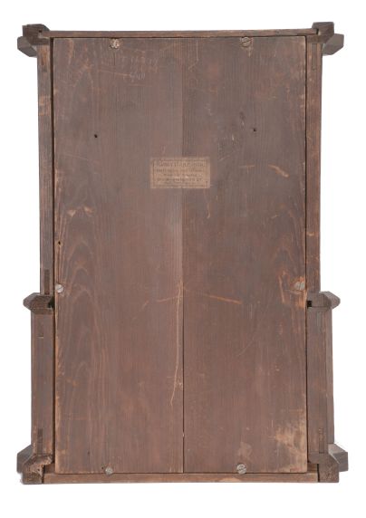 Atkins, Whiting and Co., Bristol, Conn., "Parlor No. 1" rosewood shelf clock with 30 day, time only, Ives wagon spring movement.