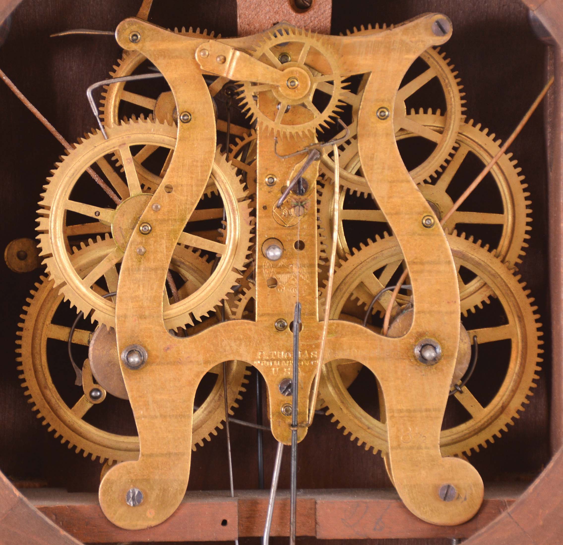 Seth Thomas "Parlor Calendar No. 10" double dial